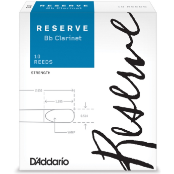 Rico Reserve by D'Addario - Stroik do klarnetu Bb 3.0
